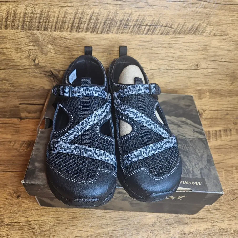 Chaco  Unisex Odyessy Sports Sandal sz 5 M BLack $54 outdoor hiking shoe